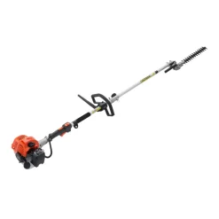 VEVOR 15.7-inch 26CC 2 Cycle Gas Hedge Trimmer, Gas Powered Pole Hedge Trimmer with Dual Sided Dual Action Blade, 270° Adjustable Trimmer Head, Suitable for Trimming Shrubs, Bushes
