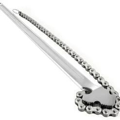 VEVOR 24inch Chain Wrench Carbon Steel Chain Pipe Wrench Heavy Duty 6.7 inch Diameter Capacity Chain Strap Filter Wrench