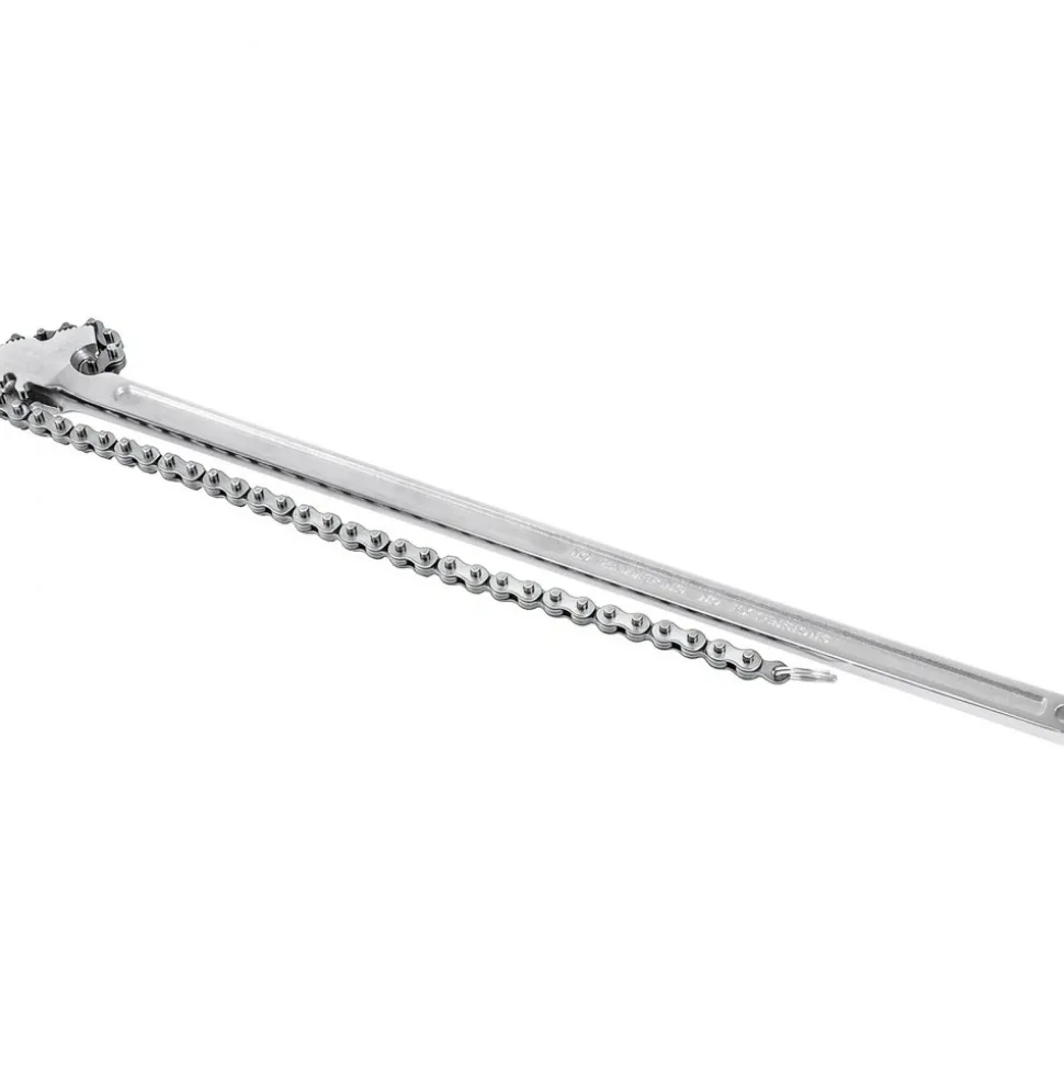 VEVOR 24inch Chain Wrench Carbon Steel Chain Pipe Wrench Heavy Duty 6.7 inch Diameter Capacity Chain Strap Filter Wrench