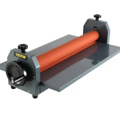 VEVOR 51 Inch Cold Laminator Machine 10mm Manual Vinyl Photo Film Cold laminator Hand Crank Pressure Cold Roll laminator(51Inch)