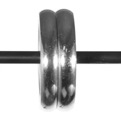 VEVOR 1 Inch Double Curtain Rods 36 to 72 Inches(3-6ft), Drapery Rods for Windows 24 to 68 Inches, Telescoping Dual Curtain Rod with Round Finials, Black