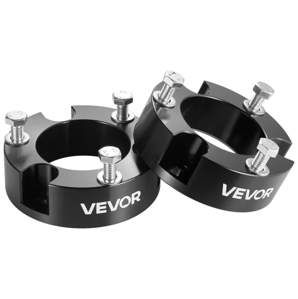 VEVOR 3 Inch Front and 2 Inch Rear Leveling Lift Kit for 2005-2021, 2022, 2023 Toyota Tacoma 2WD/4WD, Chassis Level Kit with 2 Front Strut Spacers, 2 Rear Lift Blocks, 4 U-Bolts, Suspension Level Kit