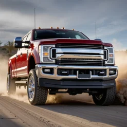 VEVOR 2.5 Inch Front Leveling Lift Kit for 2011-2023 Ford F250 F350 F450 Super Duty 4WD Models, Chassis Level Kit with Track Bar Relocation Bracket, Coil Spring Spacers, Isolators, Shock Extenders