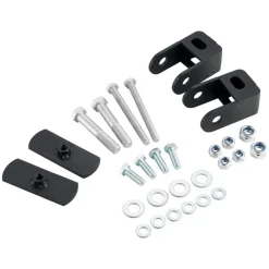 VEVOR 2.5 Inch Front Leveling Lift Kit for 2014-2023 Dodge Ram 2500 4WD, 2013-2023 Ram 3500 4WD, Chassis Level Kit with Coil Spring Spacers & Shock Relocation Brackets, Steel Suspension Leveling Kit