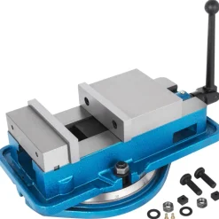 VEVOR 6 Inch Heavy Duty Milling Vise Bench Clamp Vise High Precision Clamping Vise 6 Inch Jaw Width with 360 Degrees Swiveling Base CNC Vise