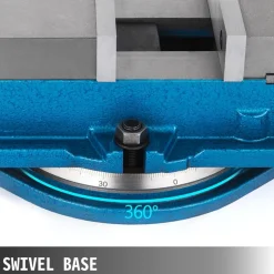 VEVOR 3 Inch Heavy Duty Milling Vise Bench Clamp Vise High Precision Clamping Vise 3 Inch Jaw Width with 360 Degree Swiveling Base CNC Vise