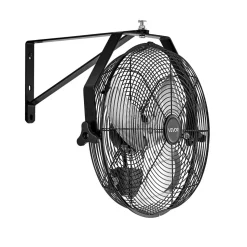 VEVOR 18 Inch Industrial Wall Mount Fan, High Velocity 4000 CFM Indoor Fan with 3 Speeds, Powerful Motor Garage Wall Fan with Aluminum Blades for Workshop, Warehouse, Greenhouse, Commercial