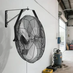 VEVOR 20 Inch Industrial Wall Mount Fan, High Velocity 4650 CFM Indoor Fan with 3 Speeds, Powerful Motor Garage Wall Fan with Aluminum Blades for Workshop, Warehouse, Greenhouse, Commercial