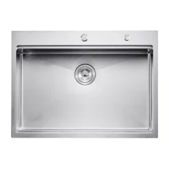 VEVOR 30 inch Kitchen Sink Workstation, 304 Stainless Steel Undermount Sink, Drop-In Single Bowl Farmhouse Basin with Ledge & Multiple Accessories, Household Dishwasher Sinks for RV, Prep Kitchen, Bar