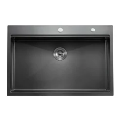 VEVOR 33 inch Kitchen Sink Workstation, 304 Stainless Steel Undermount Sink, Drop-In Double Bowl Farmhouse Basin with Ledge & Multiple Accessories, Household Dishwasher Sinks for RV, Prep Kitchen, Bar