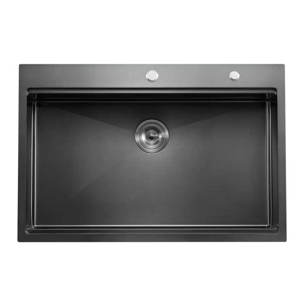VEVOR 33 inch Kitchen Sink Workstation, 304 Stainless Steel Undermount Sink, Drop-In Double Bowl Farmhouse Basin with Ledge & Multiple Accessories, Household Dishwasher Sinks for RV, Prep Kitchen, Bar