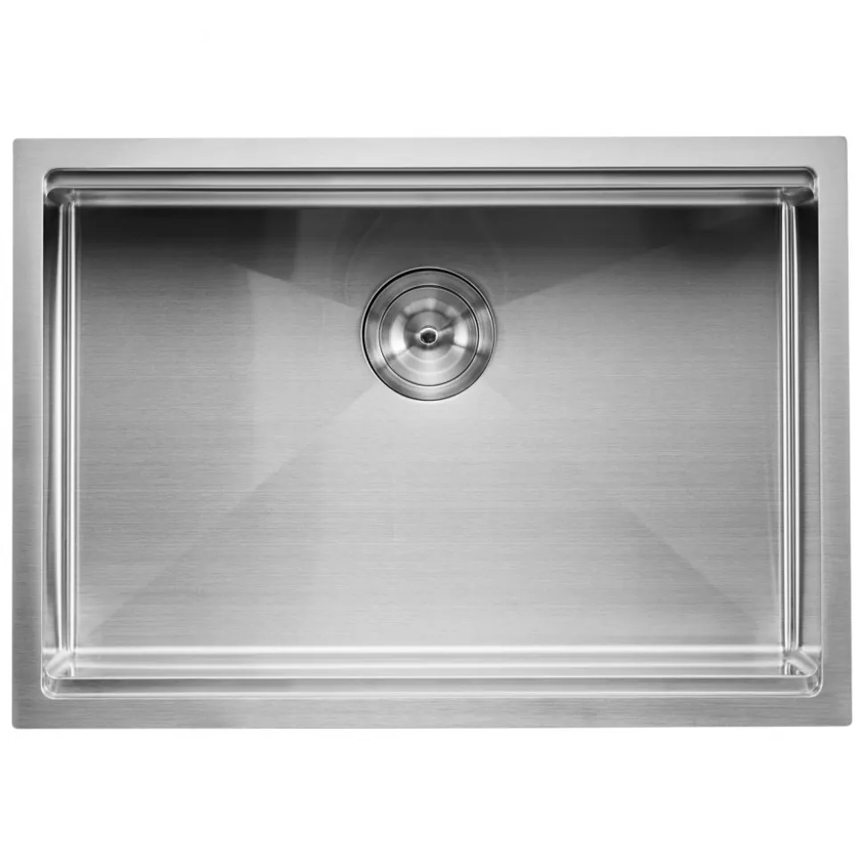 VEVOR 32 inch Kitchen Sink Workstation, 304 Stainless Steel Undermount Sink, Drop-In Single Bowl Farmhouse Basin with Ledge & Multiple Accessories, Household Dishwasher Sinks for RV, Prep Kitchen, Bar