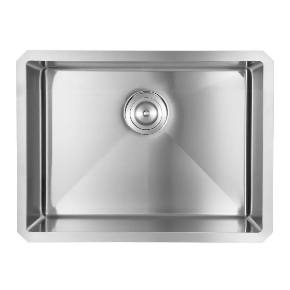 VEVOR 30-inch Kitchen Undermount Single Bowl Sinks, Stainless Steel Drop-In Farmhouse Basin with Accessories, Household Dishwasher Sinks for RV, Prep Kitchen, Laundry Room, Bar