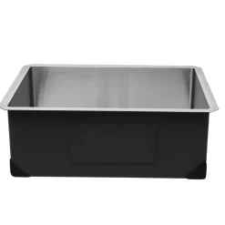 VEVOR 30-inch Kitchen Undermount Single Bowl Sinks, Stainless Steel Drop-In Farmhouse Basin with Accessories, Household Dishwasher Sinks for RV, Prep Kitchen, Laundry Room, Bar