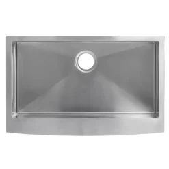 VEVOR 33-inch Kitchen Undermount Single Bowl Sinks, Stainless Steel Drop-In Farmhouse Basin with Accessories, Household Dishwasher Sinks for RV, Prep Kitchen, Laundry Room, Bar