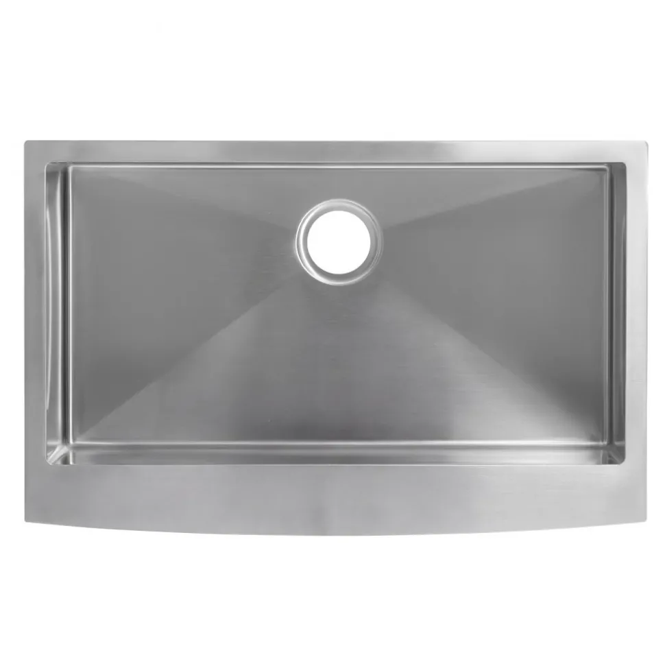 VEVOR 33-inch Kitchen Undermount Single Bowl Sinks, Stainless Steel Drop-In Farmhouse Basin with Accessories, Household Dishwasher Sinks for RV, Prep Kitchen, Laundry Room, Bar