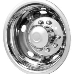 VEVOR 19.5-inch 10 Lug Wheel Simulators, 304 Stainless Steel Wheel Simulator Kit with Mirror Polished Finish, 2 Front and 2 Rear Wheel Covers Fit for For Ford F450/F550 (2005-2020), 4 pcs