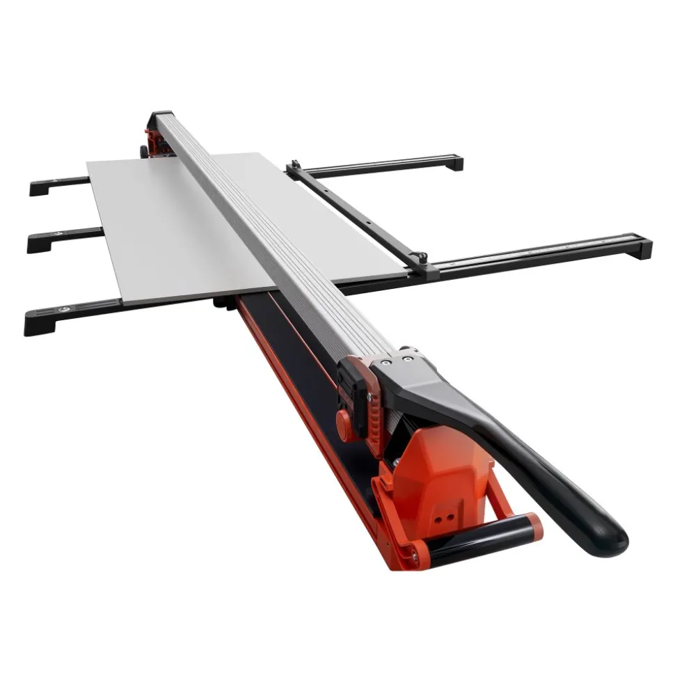 VEVOR 71-Inch Manual Tile Cutter, Upgraded Rail and Sliding Head, Precision Alignment Guide, Tungsten Carbide Cutting Wheel, Support Legs with Swivel Wheels, for DIY Pros, Ceramic, Floor, Wall Tiles