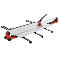 VEVOR 63-Inch Manual Tile Cutter, Upgraded Rail and Sliding Head, Precision Alignment Guide, Tungsten Carbide Cutting Wheel, Support Legs with Swivel Wheels, for DIY Pros, Ceramic, Floor, Wall Tiles