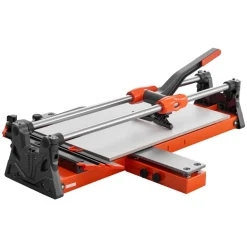 VEVOR 24-Inch Manual Tile Cutter, Upgraded Sliding Head Cutting Tool with Spring-Loaded Base, Angle Fence, Tungsten Carbide Cutting Wheel, Alignment Guide, for DIY Pros, Ceramic, Floor, Wall Tiles