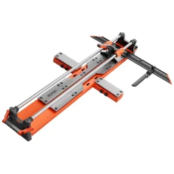 VEVOR 47.2-Inch Manual Tile Cutter, Upgraded Sliding Head Cutting Tool with Spring-Loaded Base, Angle Fence, Tungsten Carbide Cutting Wheel, Alignment Guide, for DIY Pros, Ceramic, Floor, Wall Tiles