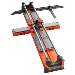 VEVOR 47.2-Inch Manual Tile Cutter, Upgraded Sliding Head Cutting Tool with Spring-Loaded Base, Angle Fence, Tungsten Carbide Cutting Wheel, Alignment Guide, for DIY Pros, Ceramic, Floor, Wall Tiles