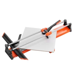 VEVOR 39.4-Inch Manual Tile Cutter, Upgraded Sliding Head Cutting Tool with Spring-Loaded Base, Angle Fence, Tungsten Carbide Cutting Wheel, Alignment Guide, for DIY Pros, Ceramic, Floor, Wall Tiles