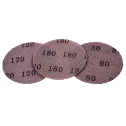 VEVOR 5-inch Mesh Abrasive Sanding Discs 50PCS, Grit 80/120/180/240/320 Assorted Anti-Clogging Ceramic Mesh Sandpapers, Hook-and-Loop Sanding Discs for Metal Wood Plaster, Car Body, Paint Removal
