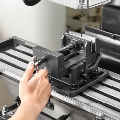 VEVOR 15.875-Inch Mill Drill Machine, 2 HP, Benchtop Milling Drill Press, 150-2560 RPM Adjustable Speed, with Rotating Vise, Laser and Work Light, Milling Drilling Machine, for Woodworking Light Metal