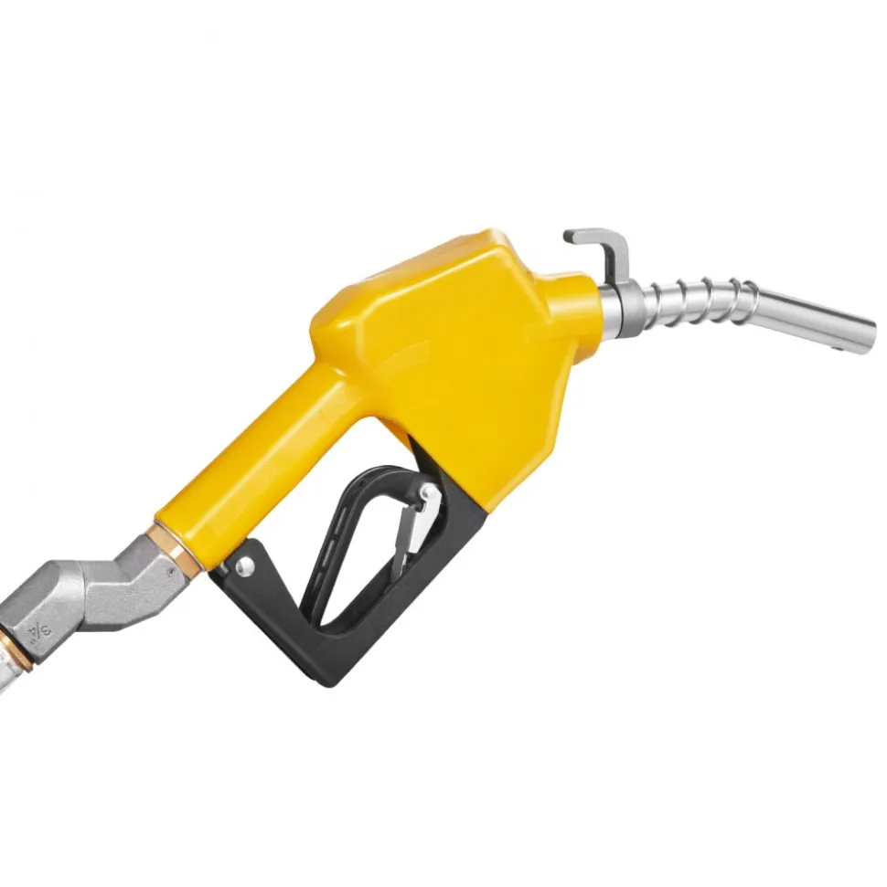 VEVOR 1 Inch NPT Automatic Fuel Nozzle, Max Flow Rate 21.6 GPM, Auto Shut Off Diesel Gas Pump Nozzle with 3-Speed Trigger Lock & 1-3/16 in (OD=30.1 mm) Spout for Gasoline, Diesel, Kerosene, Green