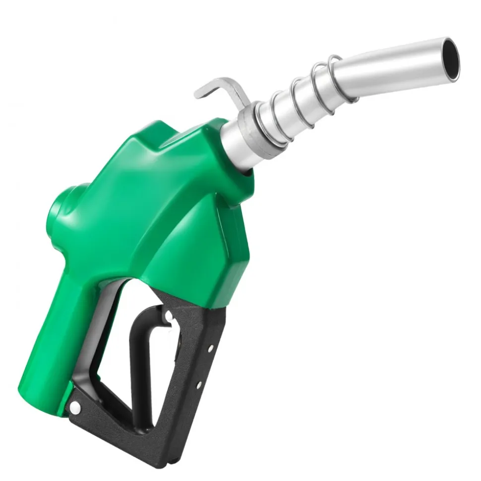 VEVOR 1 Inch NPT Automatic Fuel Nozzle with Swivel, Max Flow Rate 21.6 GPM, Auto Shut Off Diesel Gas Pump Nozzle with 3-Speed Trigger Lock & 1-3/16 in (OD=30.1 mm) Spout for Gasoline, Diesel, Kerosene