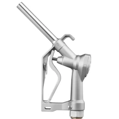 VEVOR 3/4-Inch NPT Fuel Nozzle with 10 ft Hose, Max Flow Rate 22.7 GPM, Diesel Gas Pump Nozzle with 2-Speed Trigger Lock & 0.78 in (OD=20 mm) Spout Used for Gasoline, Diesel, Kerosene, Silver