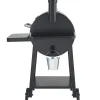 VEVOR 53 inch Portable Charcoal Grill, Propane Gas Grills with Cover and Cart, Heavy Duty Iron BBQ Grill, Mini Tabletop Smoker for Outdoor Cooking, Barbecue Camping, Picnic, Patio, and Backyard, Black