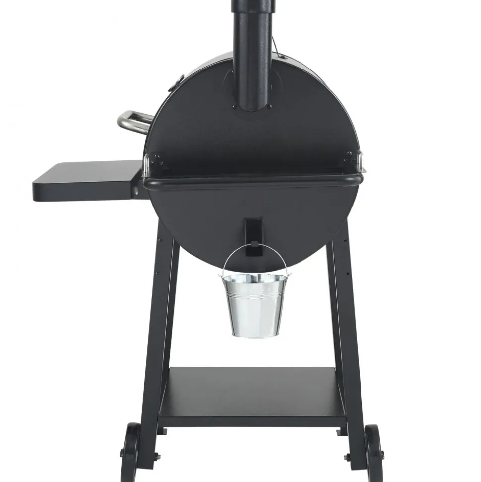VEVOR 53 inch Portable Charcoal Grill, Propane Gas Grills with Cover and Cart, Heavy Duty Iron BBQ Grill, Mini Tabletop Smoker for Outdoor Cooking, Barbecue Camping, Picnic, Patio, and Backyard, Black