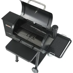 VEVOR 53 inch Portable Charcoal Grill, Propane Gas Grills with Cover and Cart, Heavy Duty Iron BBQ Grill, Mini Tabletop Smoker for Outdoor Cooking, Barbecue Camping, Picnic, Patio, and Backyard, Black