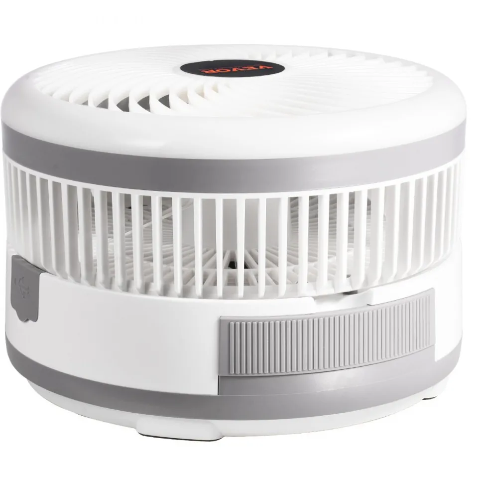 VEVOR 10 inch Portable Foldable Rechargeable Oscillating Fan, 3-in-1 Battery Operated with Remote Control, Quiet Desk/Table Pedestal Fan, 9 Speeds,90-degree Auto Left/Right Rotation,for Home,Office