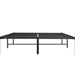 VEVOR 14 Inch Queen Metal Bed Frame Platform, No Box Spring Needed, 1500 lbs Loading Capacity Embedded Heavy Duty Mattress Foundation with Steel Slat Support, Easy Assembly, Noise Free