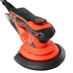 VEVOR 5 & 6-Inch Random Orbital Sander 400W Brushless Orbital Sander, 4000-10000RPM 7 Speeds Electric Palm Sanders with 20PCS Sandpapers, Dust Bag & Vacuum Hose for Woodworking Detailing Sanding