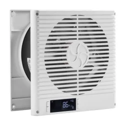 VEVOR 7.5-Inch Room to Room Fan, 2-in-1 305 CFM Through Wall Fan with Remote Control & Two-Way Airflow, 10-Speed Ventilation Quiet Vent for Kitchen, Living & Laundry Room Workshop