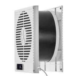VEVOR 7.5-Inch Room to Room Fan, 2-in-1 305 CFM Through Wall Fan with Remote Control & Two-Way Airflow, 10-Speed Ventilation Quiet Vent for Kitchen, Living & Laundry Room Workshop