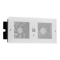 VEVOR 4-Inch Room to Room Fan, 2-in-1 300 CFM Through Wall Fan with Remote Control & Temperature Control, 10-Speed Ventilation Quiet Vent for Kitchen, Living & Laundry Room, Workshop