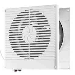 VEVOR 7.5-Inch Room to Room Fan, Through Wall Fan with AC Motor & Bi-directional Adjustable Wind, 180 CFM Ventilation Quiet Exhaust Vent for Kitchen, Living & Laundry Room, Workshop