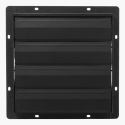 VEVOR 16 inch Shutter Exhaust Fan, Wall Mounted Attic Vent Fan with Smart Programming Variable Speed Temperature Control, 2900 CFM,EC Motor,Timer, for Shed,Garage,Greenhouse Ventilation Cooling,Black