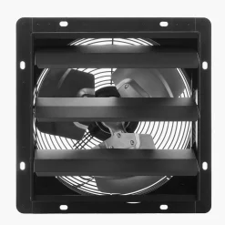 VEVOR 20 Inch Shutter Exhaust Fan Wall Mounted Automatic Louvers EC Motor, Steel Housing, Temperature & Humidity Controller, Ventilation & Cooling for Attic, Garage, Barn, Greenhouse, Workshop, Black