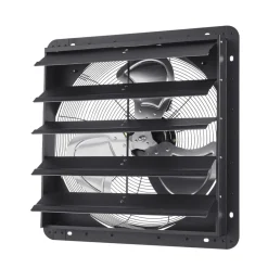 VEVOR 12 inch Shutter Exhaust Fan Wall-Mount Variable Speed Temperature, Automatic Louvers Sturdy Steel Housing, Low Noise, Ventilation and Cooling for Attic, Garage, Barn, Greenhouse, Workshop