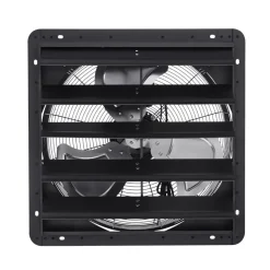 VEVOR 20 inch Shutter Exhaust Fan, Wall Mounted Attic Vent Fan with Smart Programming Variable Speed Temperature Control, 4800 CFM,EC Motor,Timer, for Shed,Garage,Greenhouse Ventilation Cooling,Black