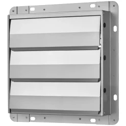 VEVOR 10 Inch Shutter Exhaust Fan Wall Mounted 874 CFM Automatic Louvers, Sturdy Steel Housing, Low Noise, AC Motor, Ventilation and Cooling for Attic, Garage, Barn, Greenhouse, Workshop, Silver