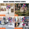VEVOR 24 inch Spinning Prize Wheel, 14 Slots Spinning Wheel with Height Adjustable Stand, Roulette Wheel with a Dry Erase, and a Storage Bag, Win Fortune Spin Games in Party Pub Trade Show Carnival