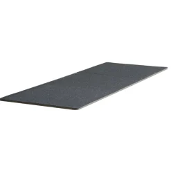 VEVOR 0.56 Inch Thick Gym Floor Mats, 25 Tiles Rubber Top with EVA Foam, 25