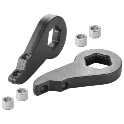 VEVOR 2 Inch Torsion Bar Keys for 2020-2024 Chevy/GMC 2500/3500HD, Front Leveling Lift Kit Heavy-Duty Steel Suspension Level Kit with 4 Bushings, Chassis Leveling Kit Compatible with Chevy and GMC